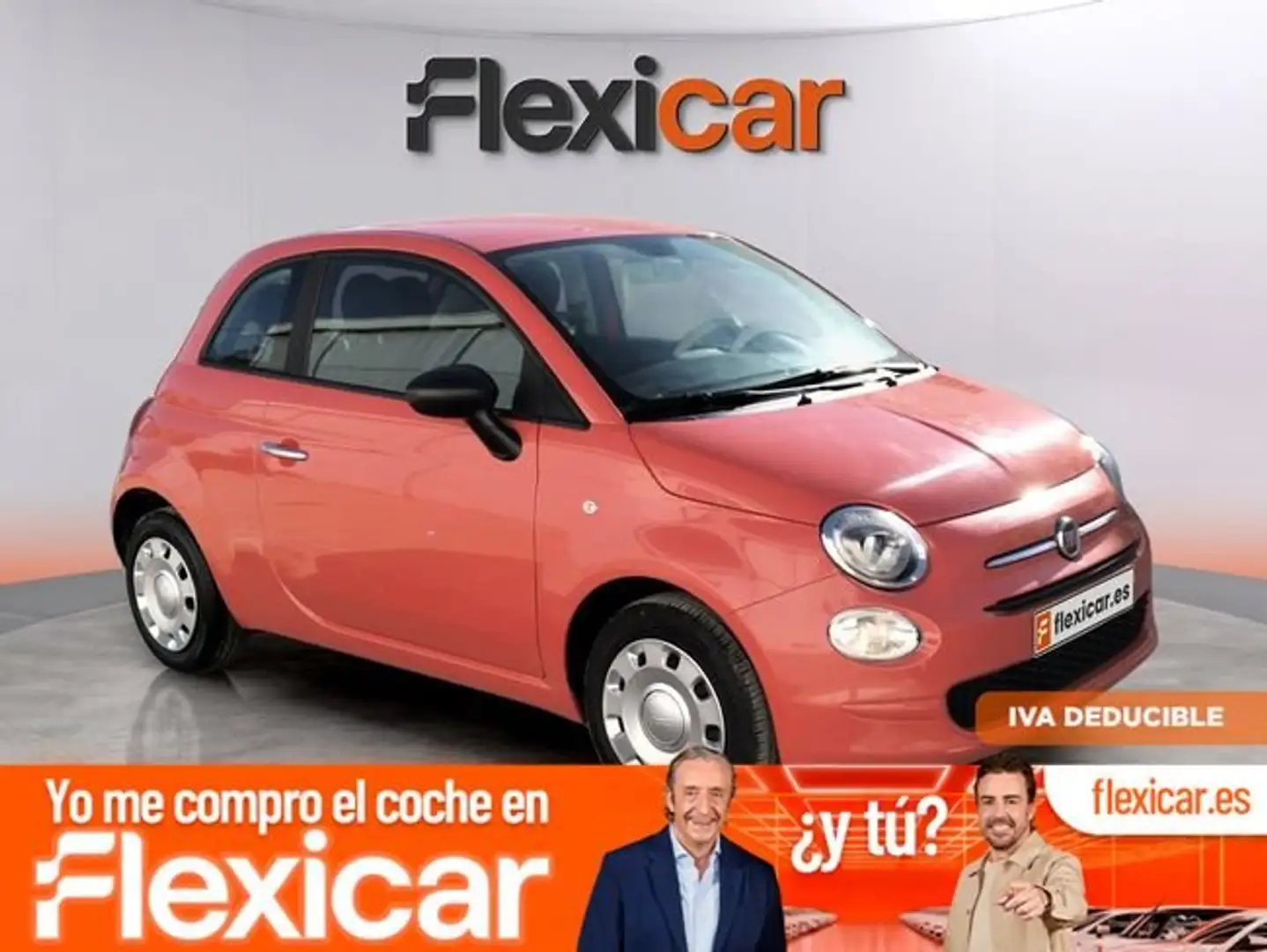 Fiat 500 Cult 1.0 Hybrid 51KW (70 CV) Naranja - 1