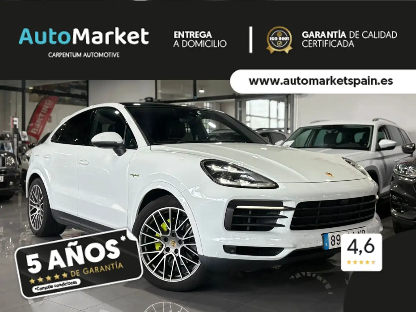 Porsche Cayenne Coupé E-Hybrid Platinum Edition Negro - 1