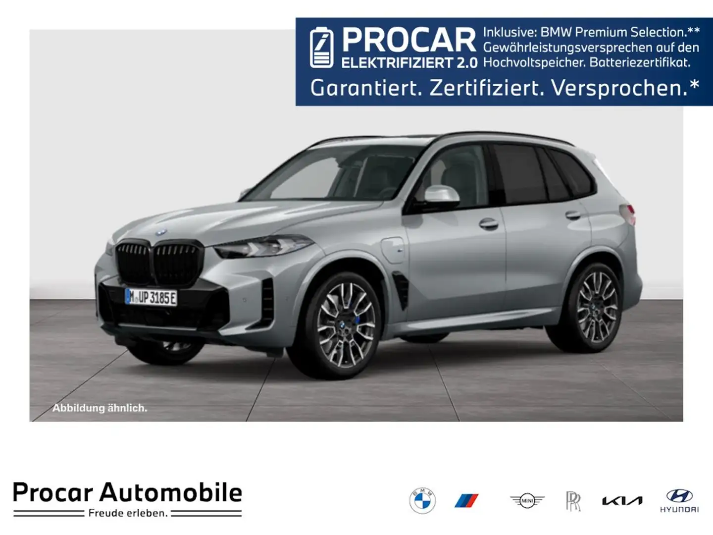BMW X5 xDrive50e M SPORT PRO+AHK+HuD+PANO+H/K+DA PROF Grau - 1