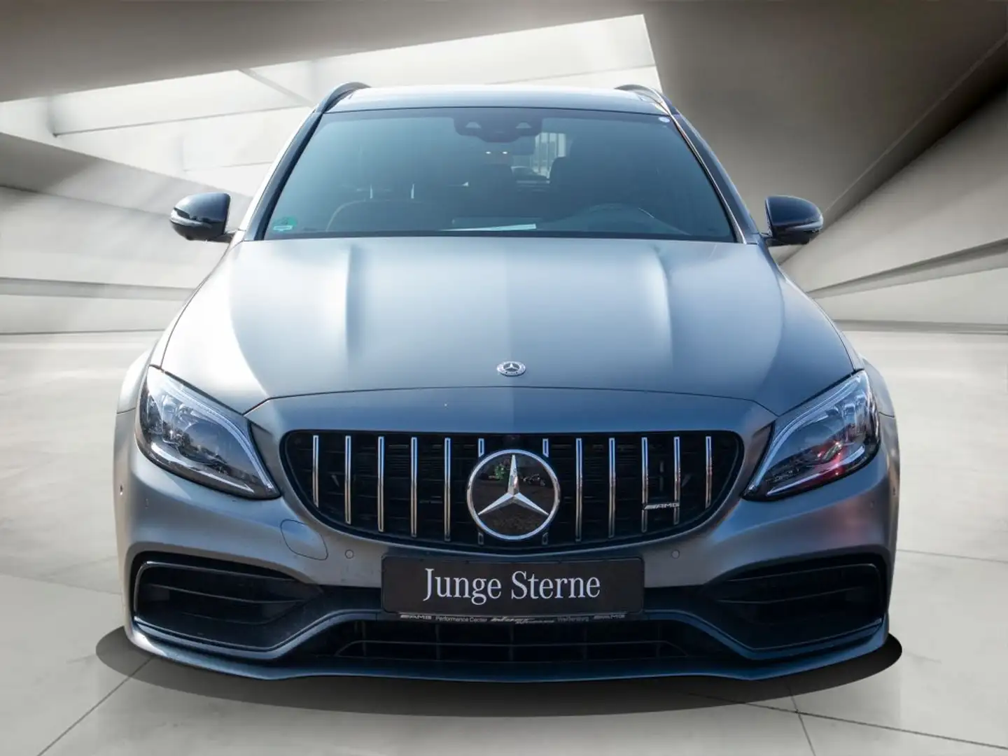 Mercedes-Benz C 63 AMG C 63 S AMG T 4M Night Pano+360°+Drivers+HUD+Burm Grau - 2