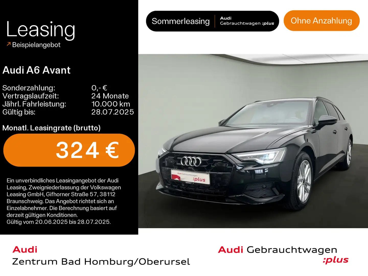 Audi A6 Sport advanced 40 TDI*Navi*Matrix*Alu*H Schwarz - 1
