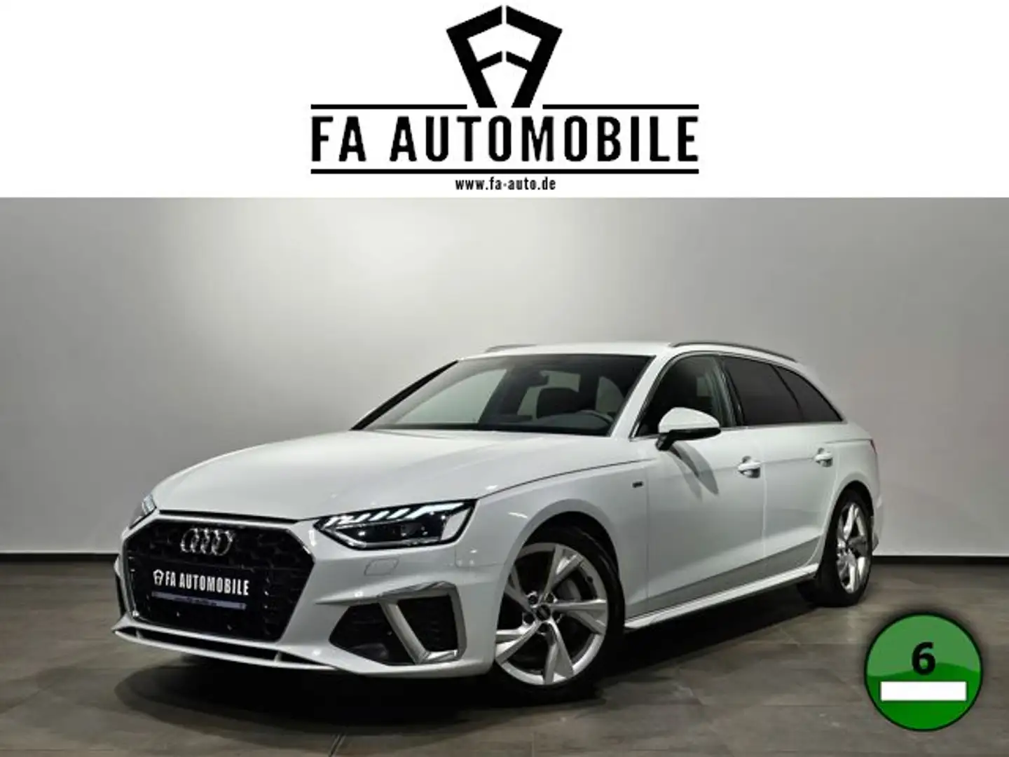 Audi A4 40 TFSI Q 2x S Line Matrix KameraStandheizung Weiß - 1