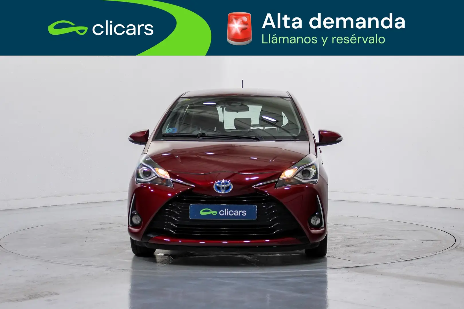 Toyota Yaris 100H 1.5 Active Rojo - 2