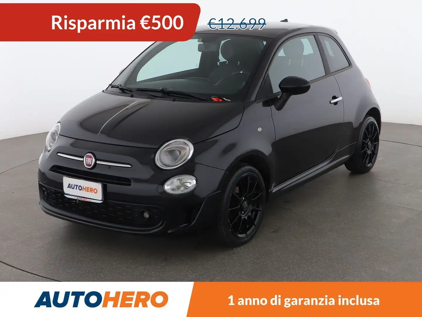 Fiat 500 1.2 Rockstar Nero - 1