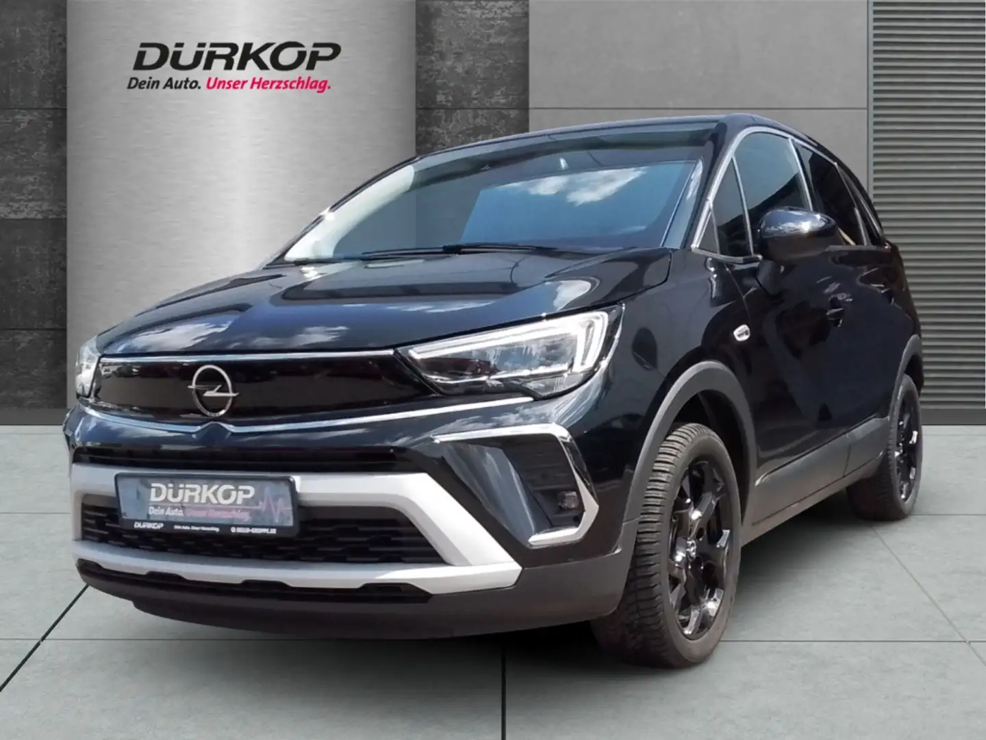 Opel Crossland Paket EU6e 1.2 Turbo Elegance Navi LED Apple CarPl Schwarz - 1