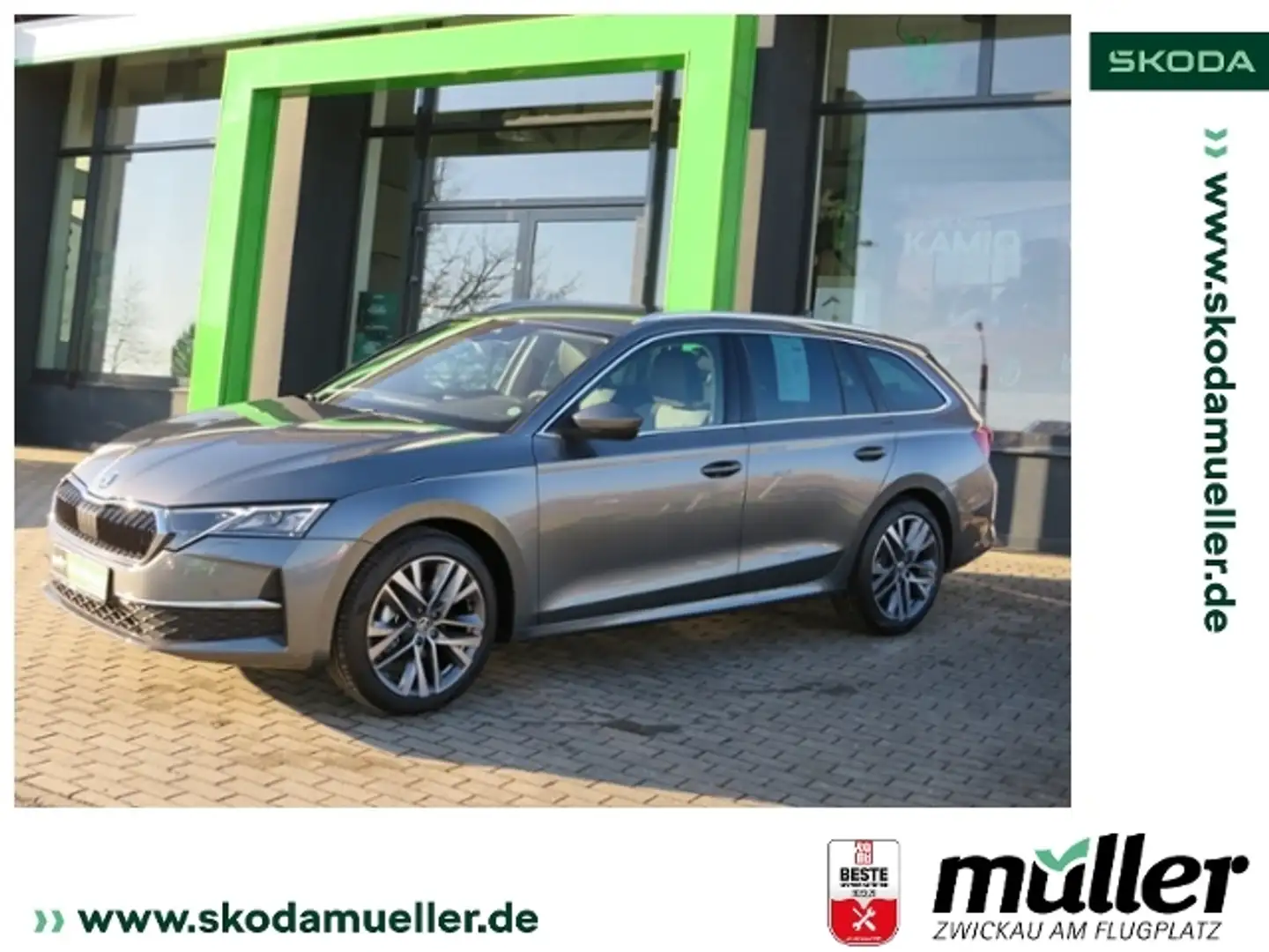Skoda Octavia Combi Exclusive 1.5 TSI mHEV 110kW RFK Gris - 1