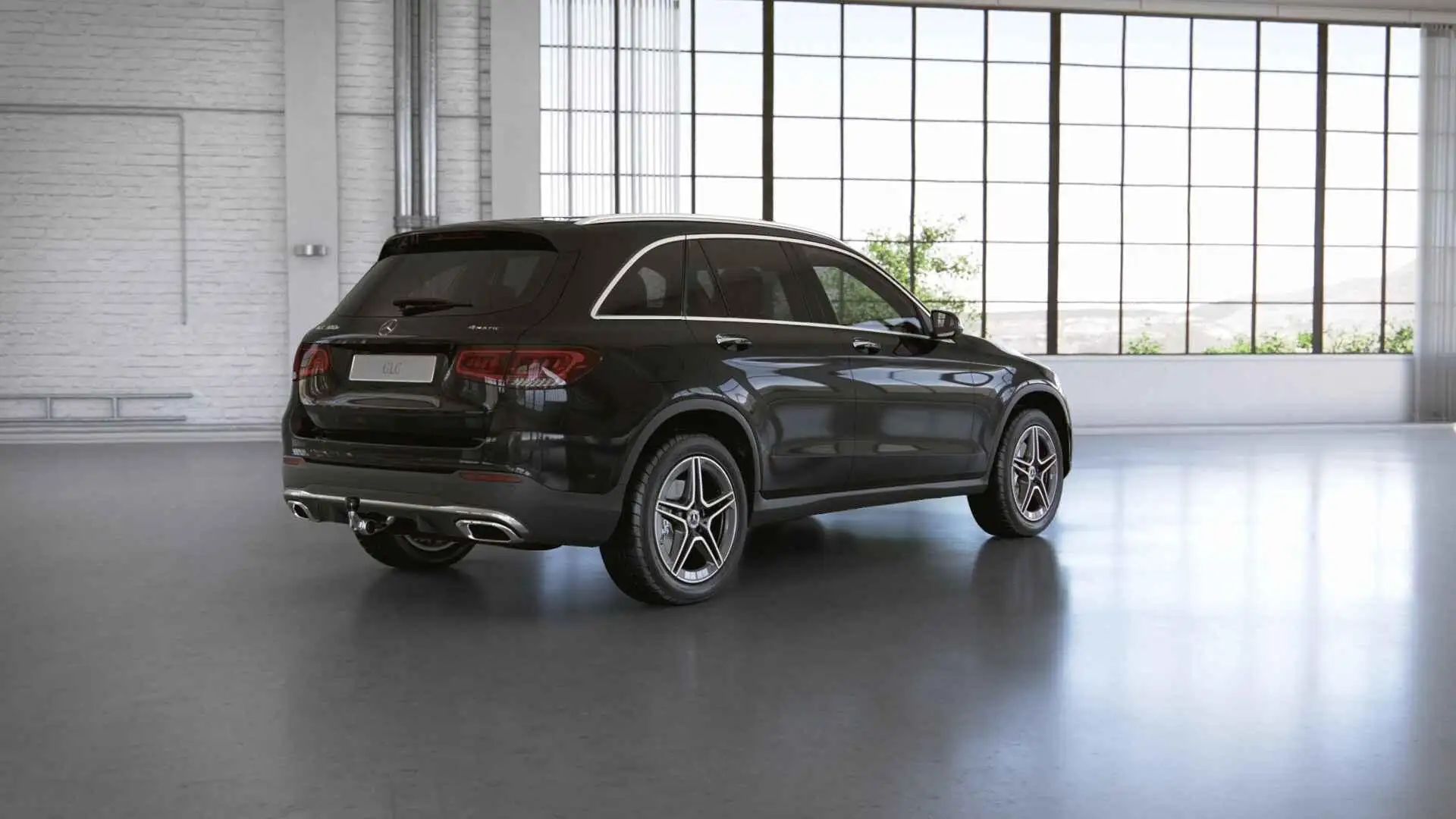 Mercedes-Benz GLC 300 300e 4MATIC Business Solution AMG | Panoramadak | Zwart - 2