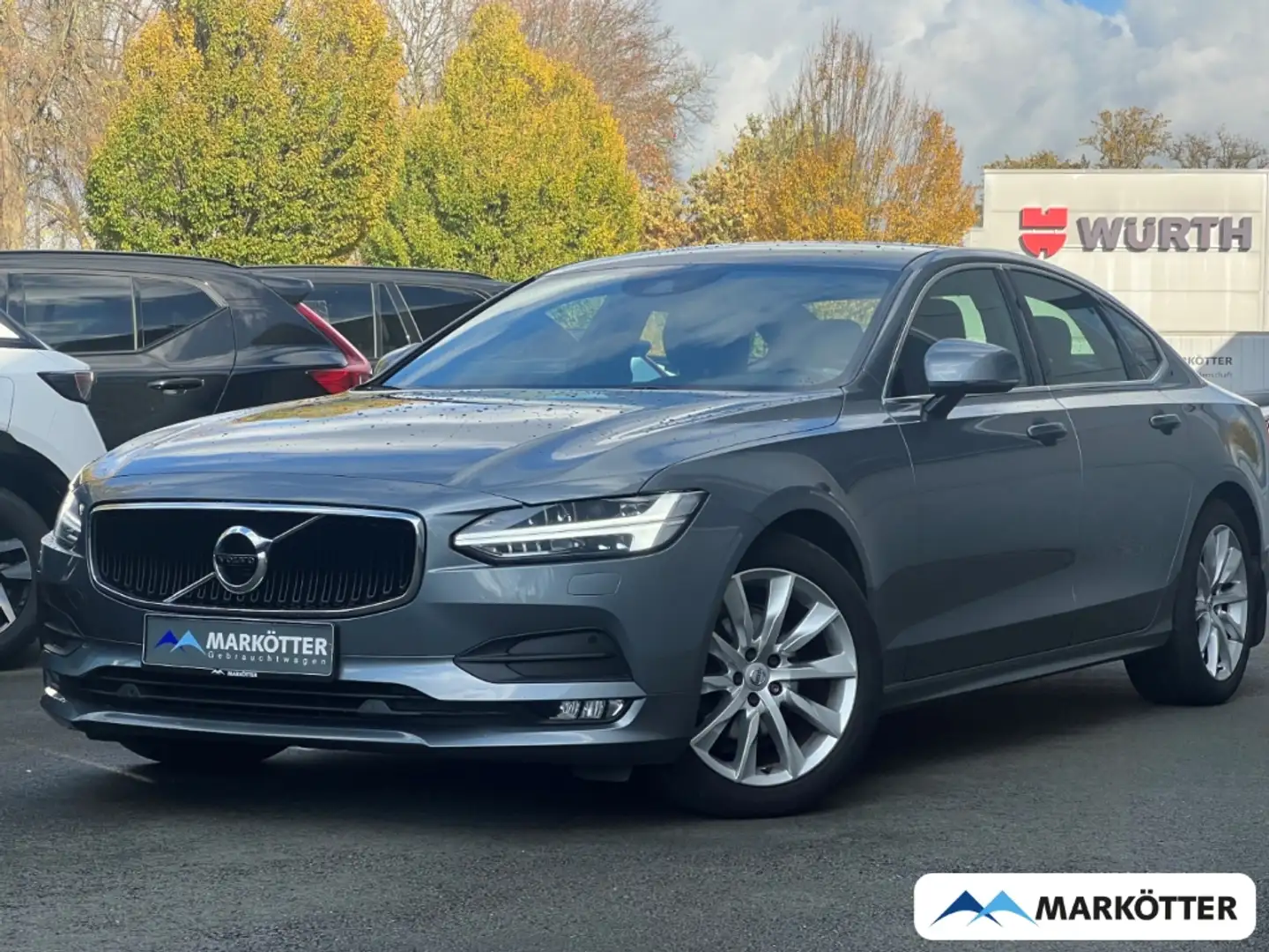 Volvo S90 D4 Momentum Pro 4xSHZ/ACC/CAM/BLIS Grau - 1
