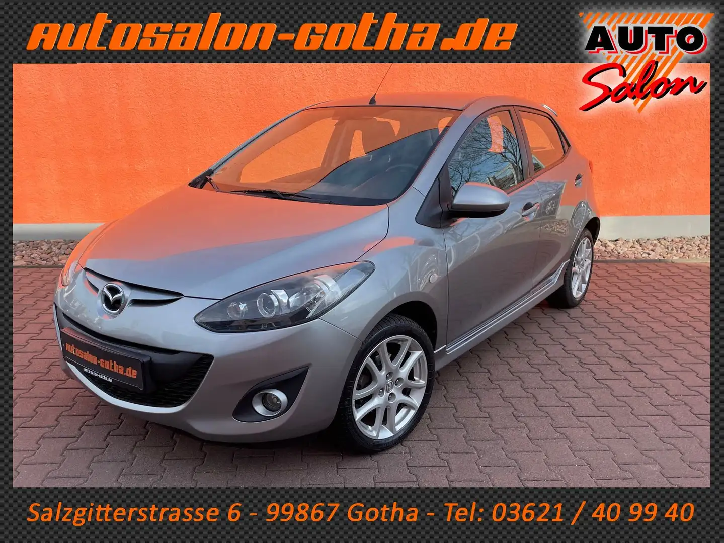 Mazda 2 Lim. 1.5 Sport-Line KLIMAAUTO+SHZ LMR GRA 2.Hd Silber - 1