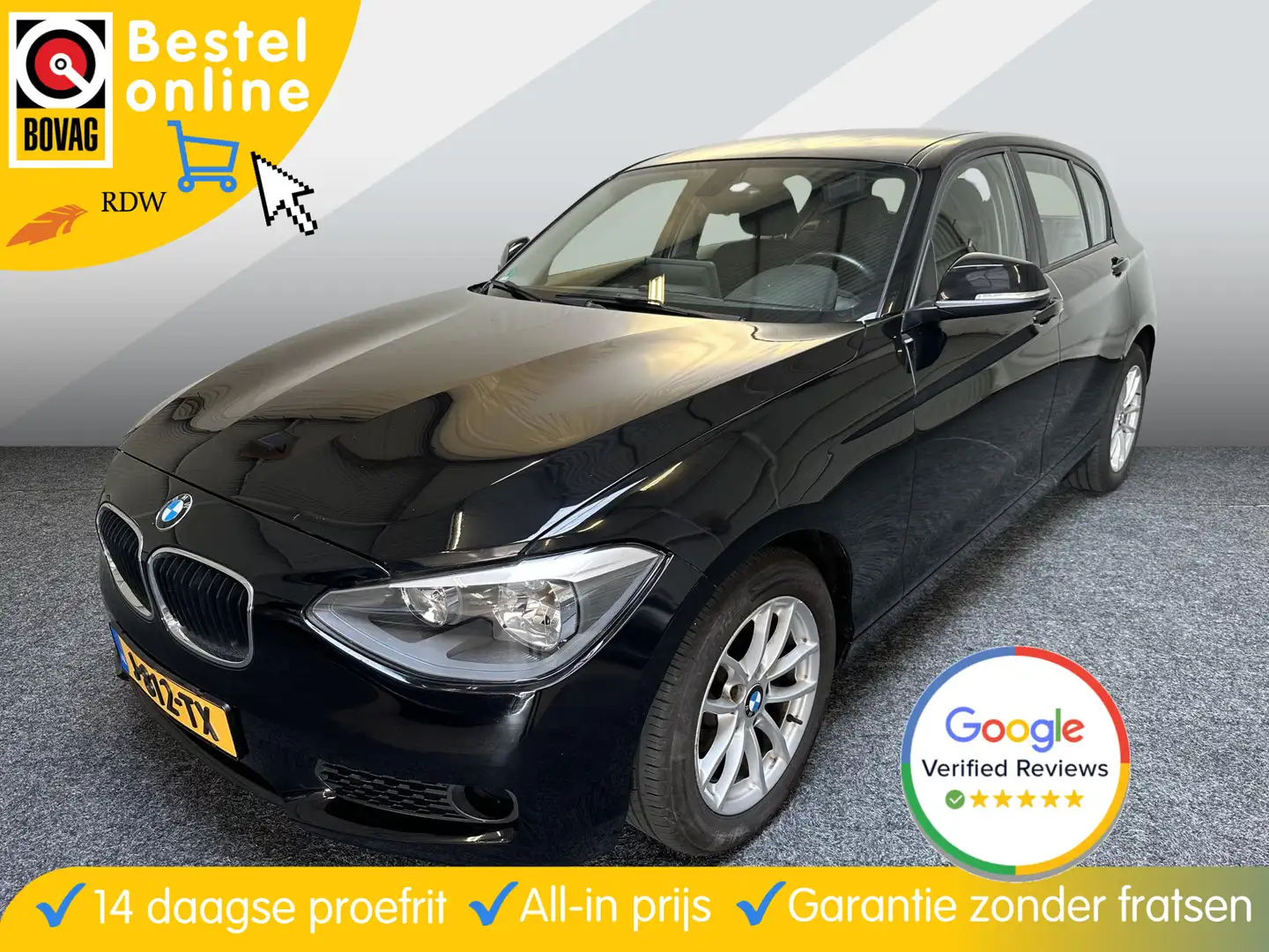 BMW 116 1-serie 116i Android|PDC|Stoelverwarming Noir - 1