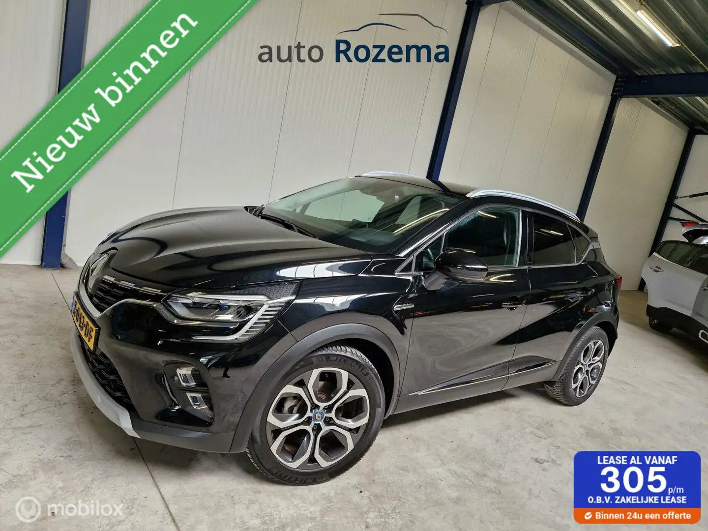Renault Captur 1.6 E-Tech Plug-in Hybrid 160 Edition One Ecc,Navi Zwart - 1