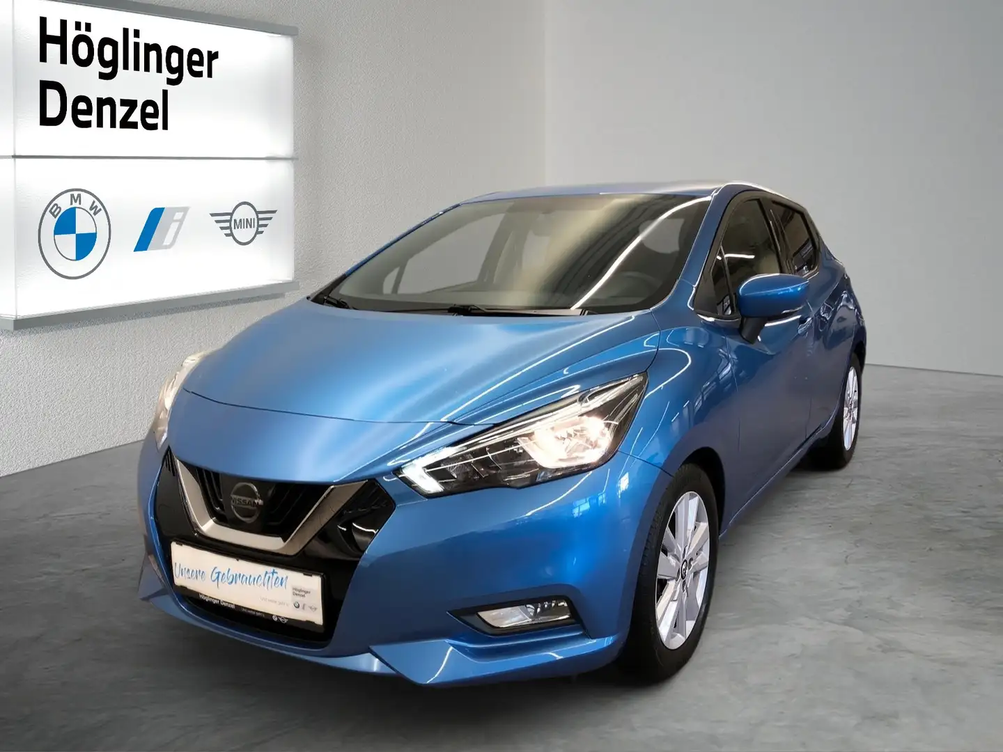 Nissan Micra 1,0 IG-T 100 Acenta Blau - 1