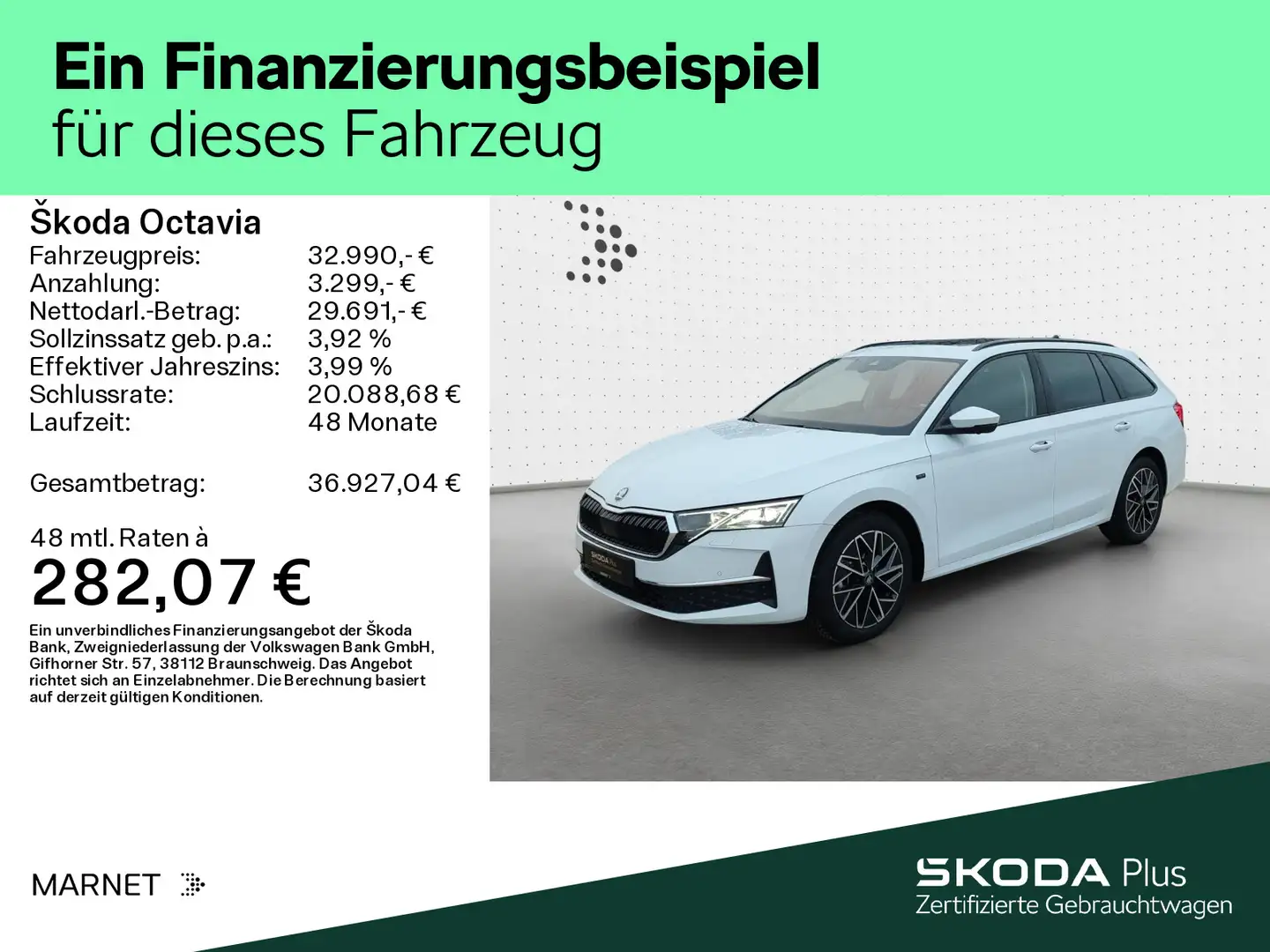 Skoda Octavia Combi 2.0 TDI DSG Tour Navi*AHK*Pano*StH Weiß - 2