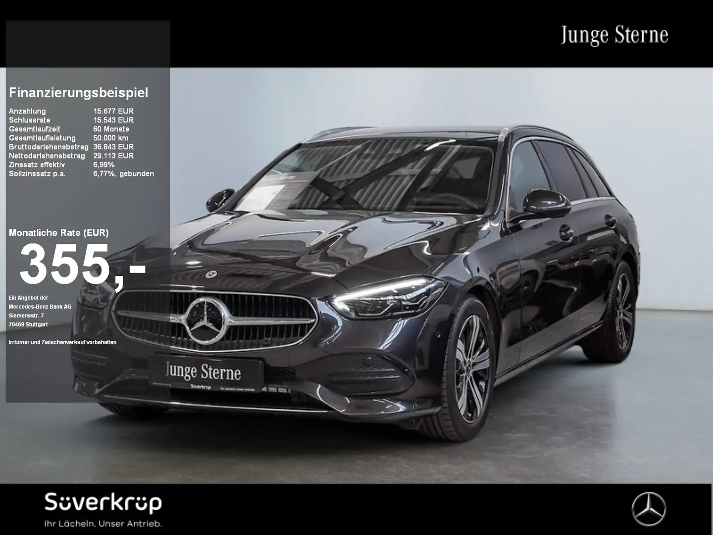 Mercedes-Benz C 220 d T 4M // AVANTGARDE DISTR AHK KAMERA PDC Grau - 1
