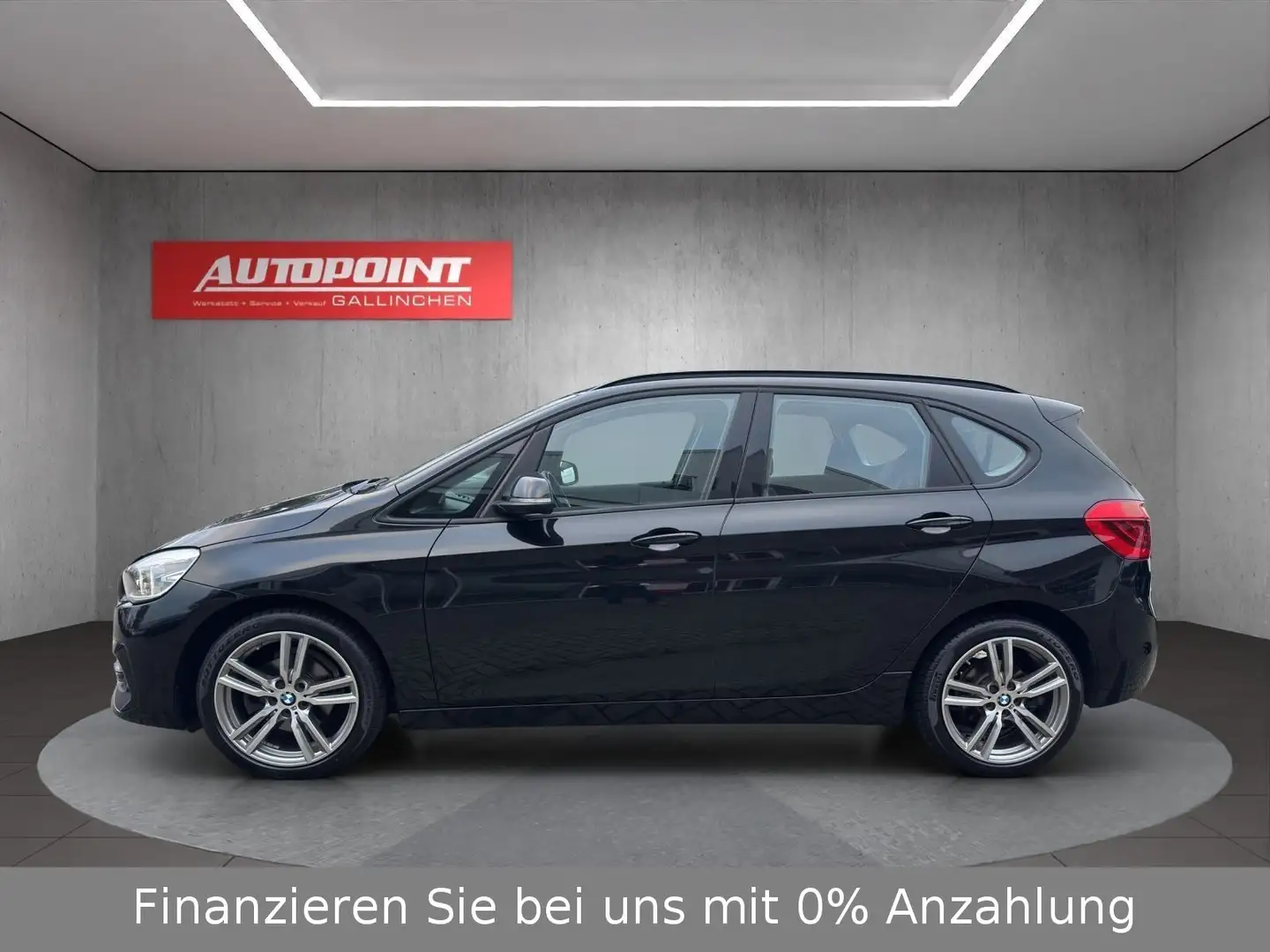 BMW 218 Sport Line Leder+LED+M-Felgen Schwarz - 2