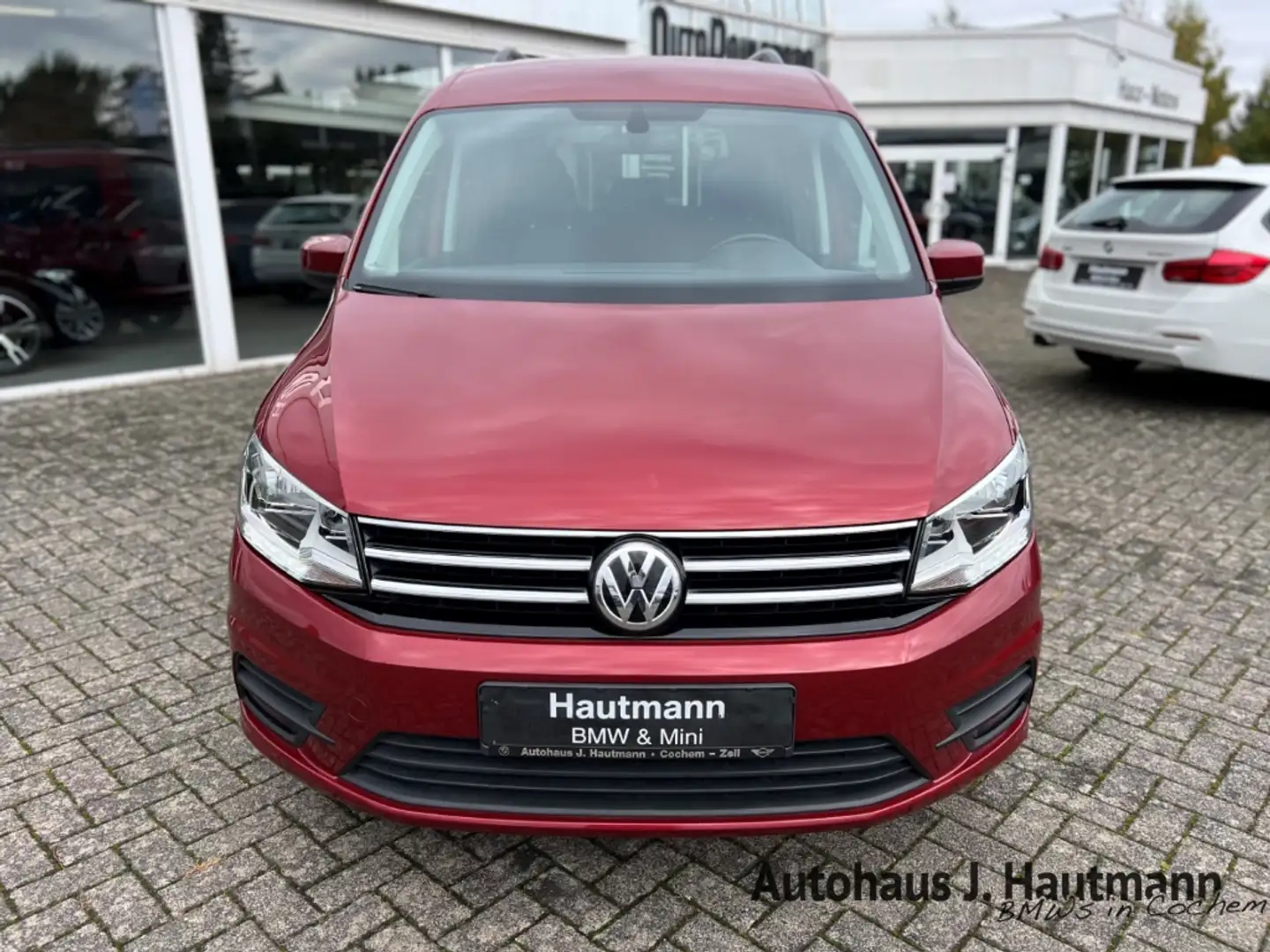 Volkswagen Caddy 2.0 TDI Comfortline *2.HAND*RFK*KLIMA*SHZ* Rouge - 2