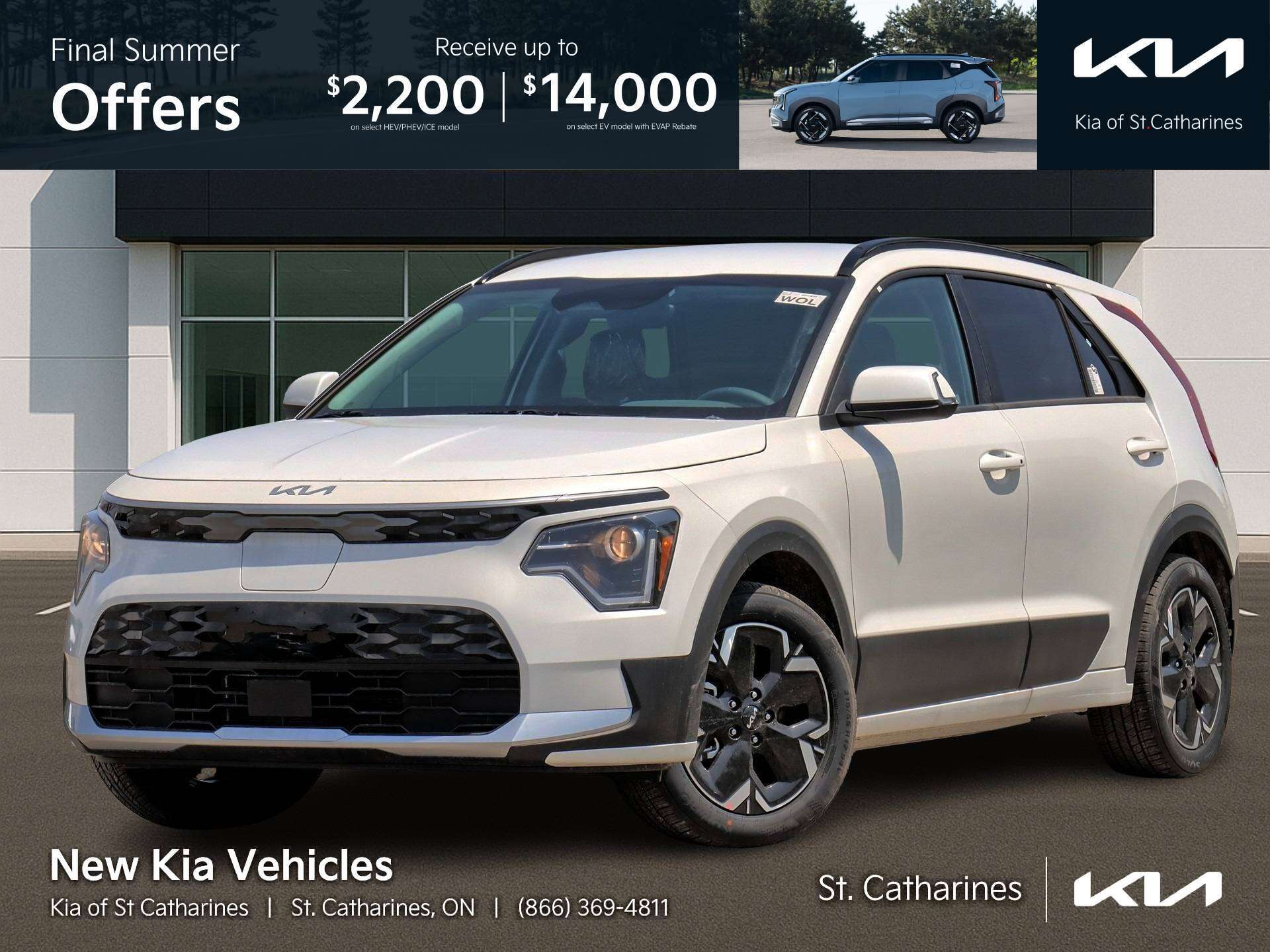 White 2026 Kia Niro EV SUV / Crossover  1-Speed Automatic
