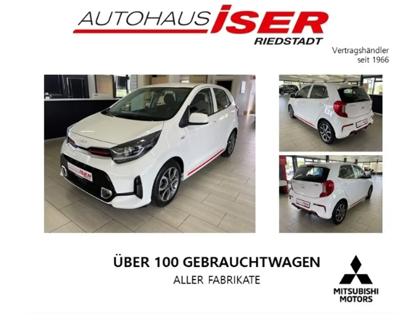 Kia Picanto GT-Line 1.2 EU6d Klimaautom DAB Rückfahrkam. Weiß - 1