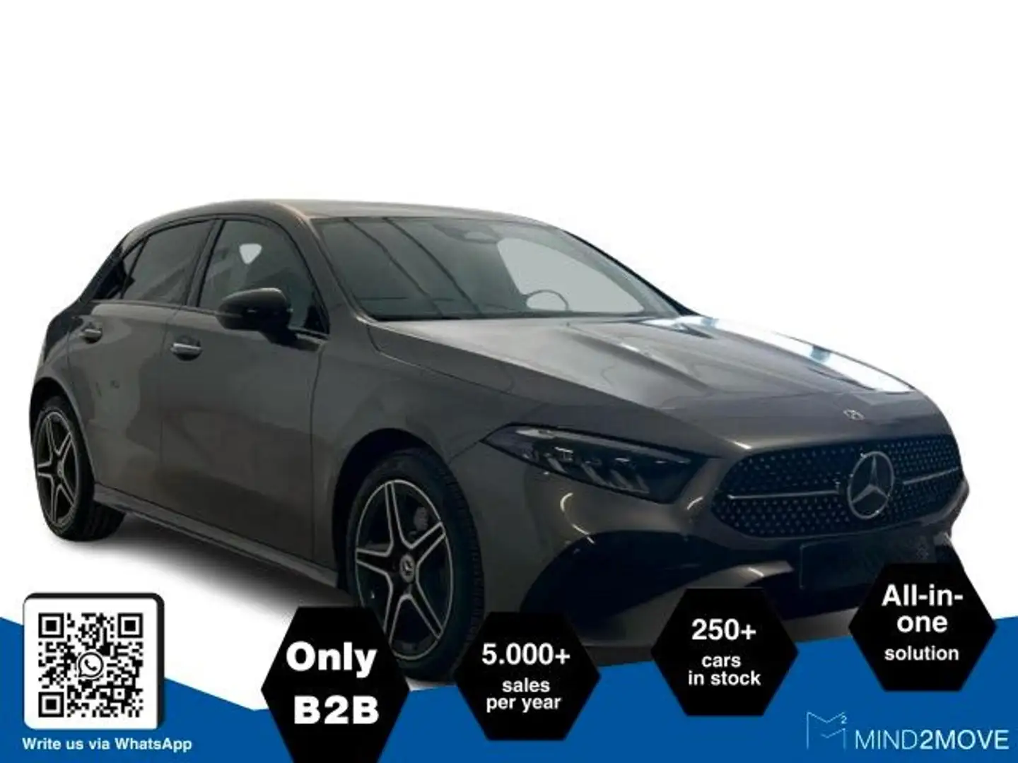 Mercedes-Benz A 250 e AMG Line MBUX+LED+KEYLESS+KAMERA Grau - 1