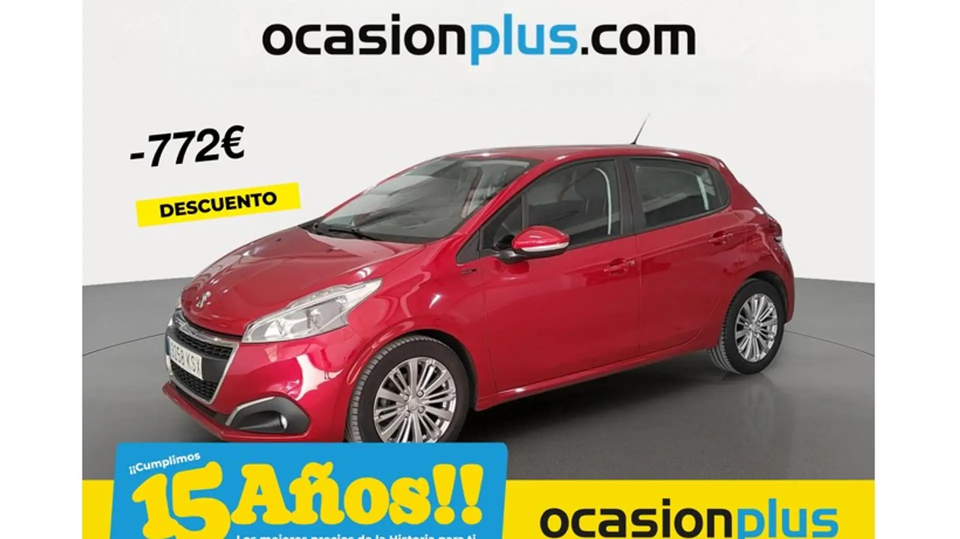 Peugeot 208 1.2 PureTech S&S Signature 82 Rojo - 1