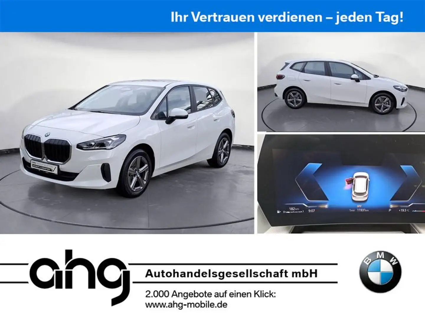 BMW 216 Steptronic DCT AHK Fehér - 1