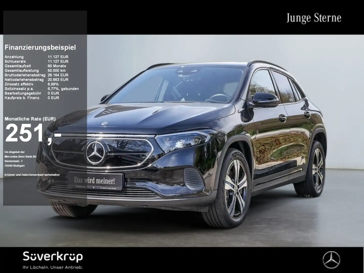 Mercedes-Benz EQA 250 // Schwarz - 1