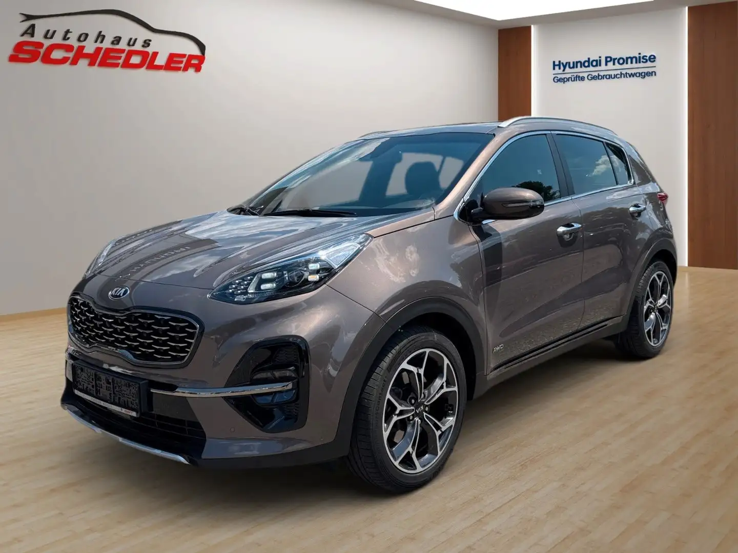 Kia Sportage GT-Line 4WD Automatik 185PS Marrón - 1