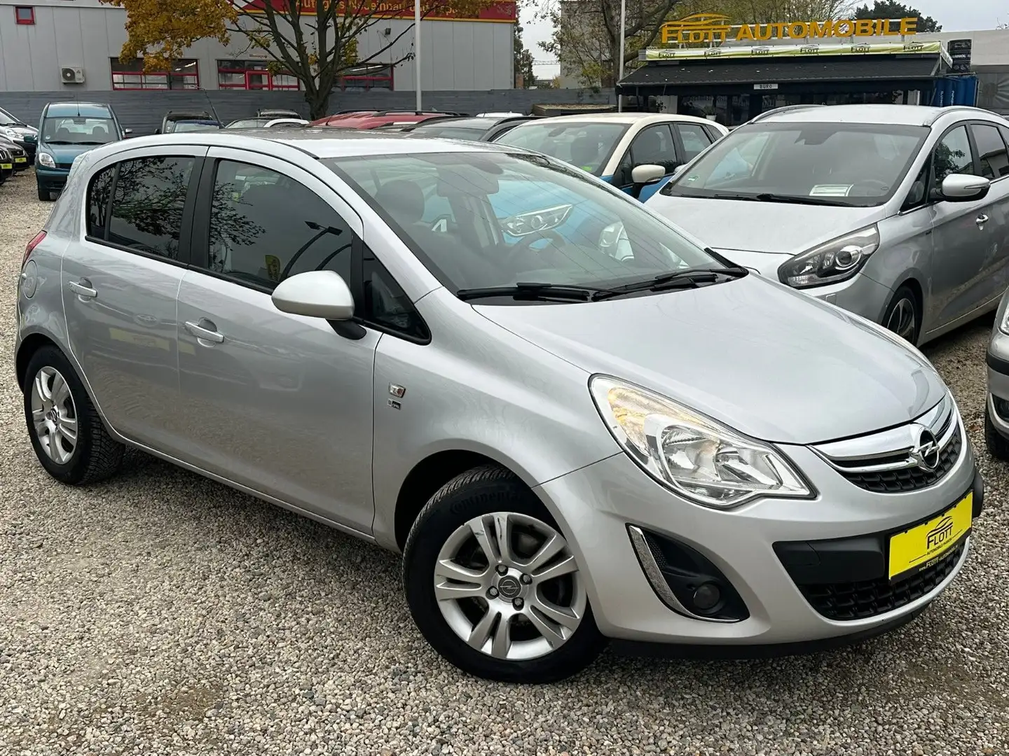Opel Corsa D 150 Jahre*69TKM*Autom.*Klima*TOP Silber - 1