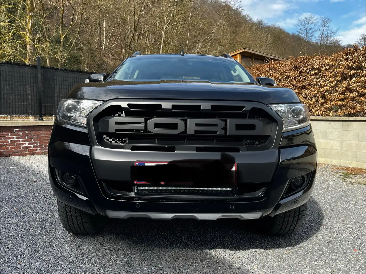 Ford Ranger 3.2 TD Limited (EU6.2) black edition Raptor look Noir - 2
