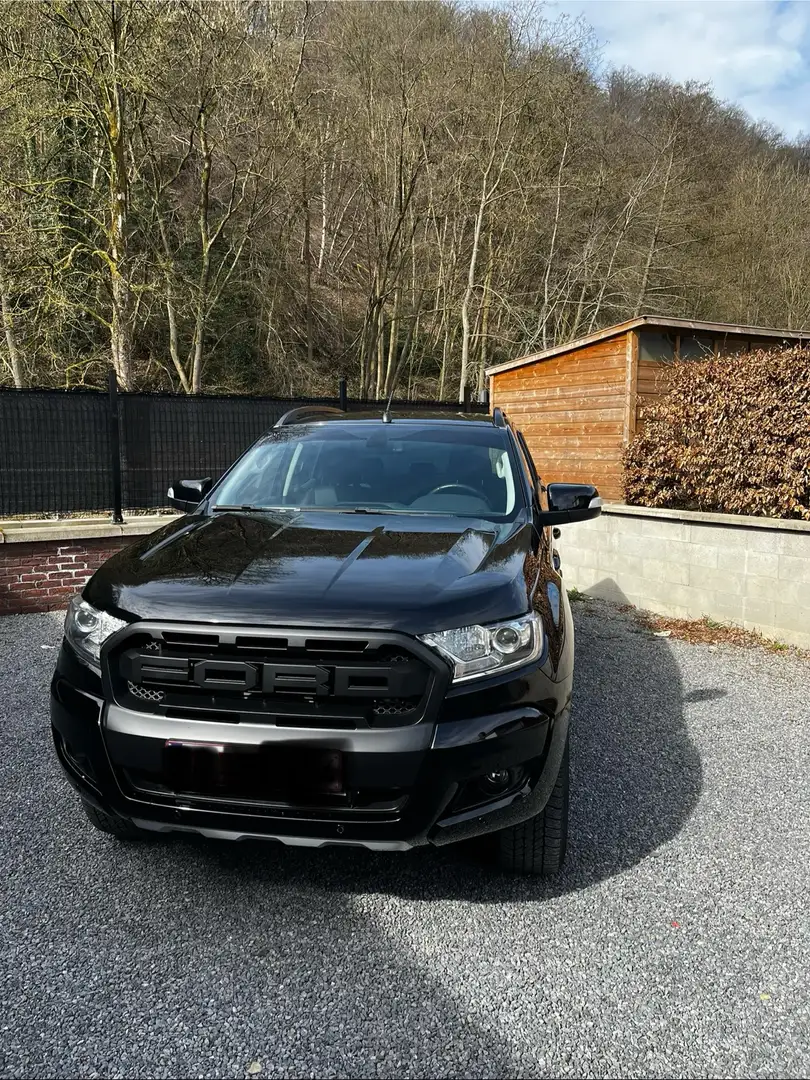 Ford Ranger 3.2 TD Limited (EU6.2) black edition Raptor look Noir - 1