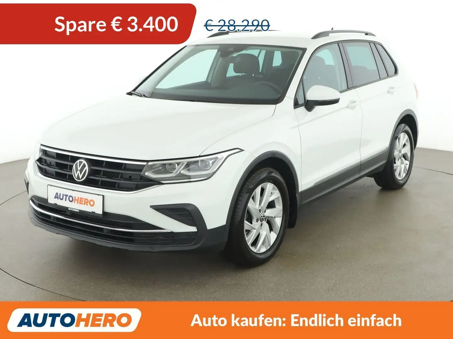 Volkswagen Tiguan 1.5 TSI ACT Life Aut. *SPUR*STANDHZ*ACC*3-ZONEN* Weiß - 1