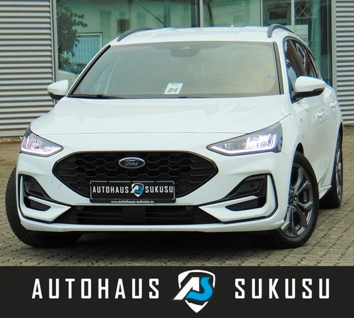 Ford Focus Turnier 1.0 EcoBoost ST-Line - LED - Cam - Blanc - 1