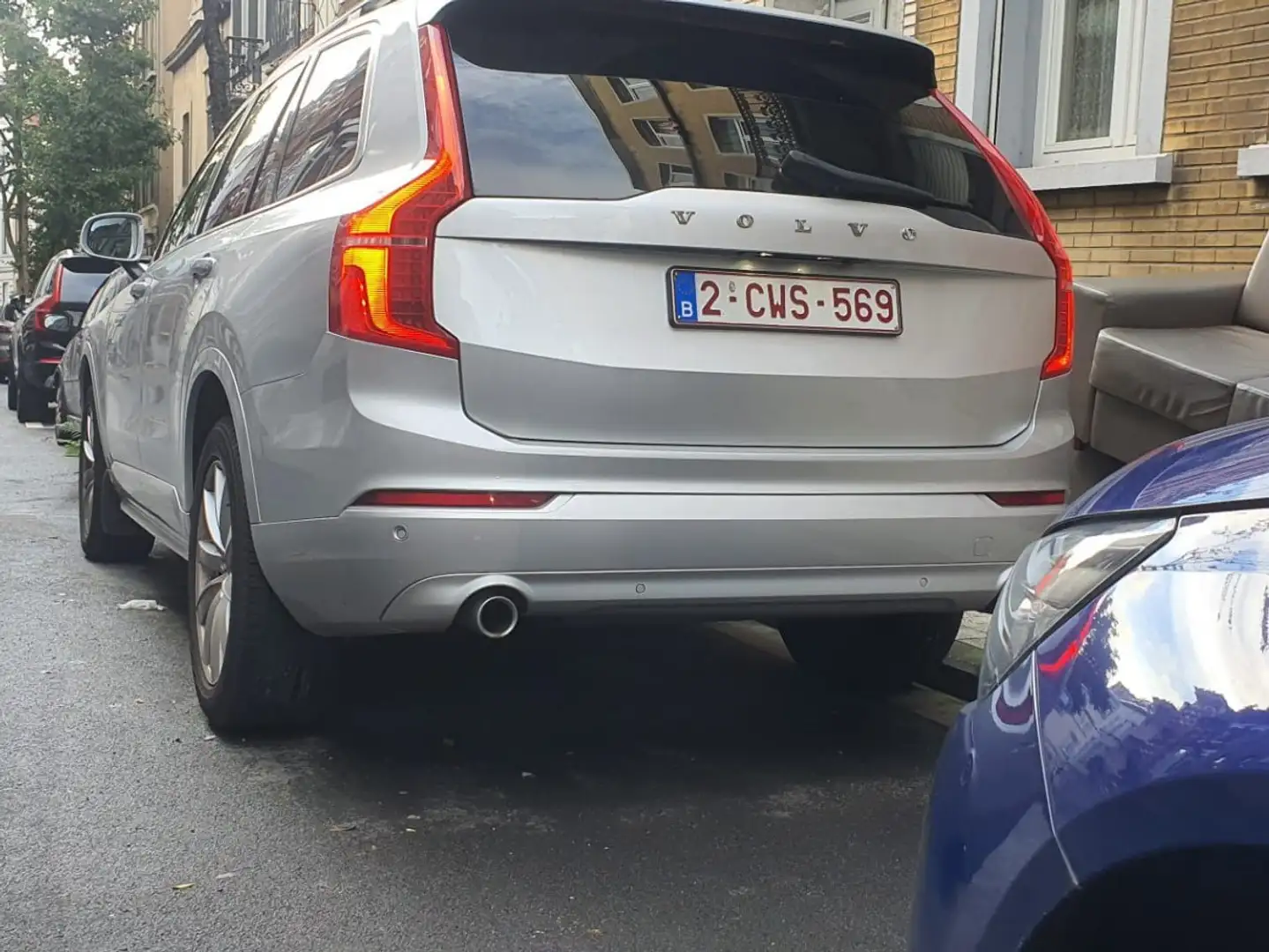 Volvo XC90 D4 190 ch Geartronic 7pl Momentum Gris - 2