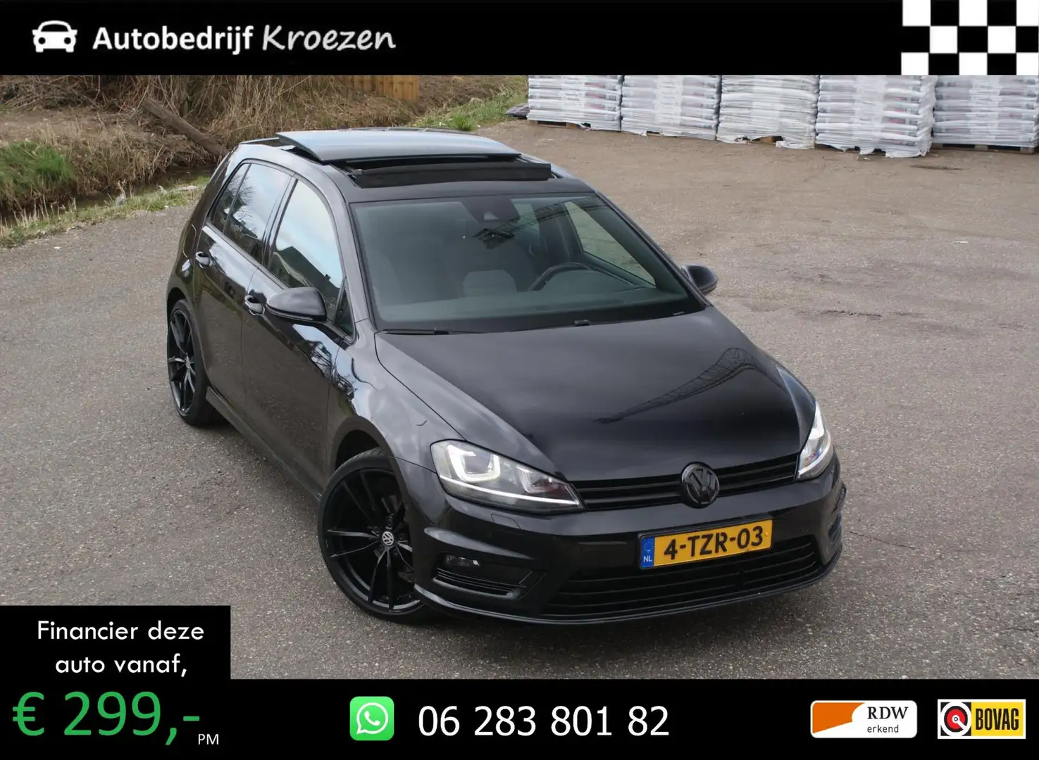 Volkswagen Golf 1.4 TSI Highline | R-Line | Pano | Led | Camera | Noir - 1
