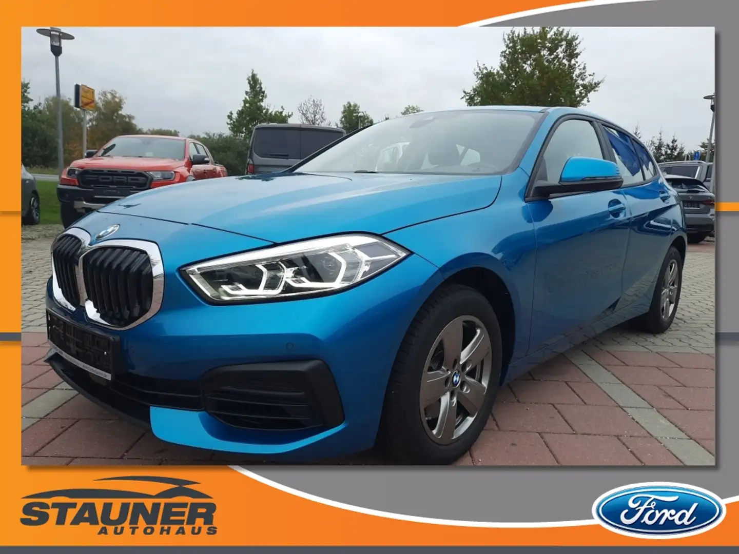 BMW 116 i Advantage Navi LED SHZ el.Heckklappe DAB Blau - 1