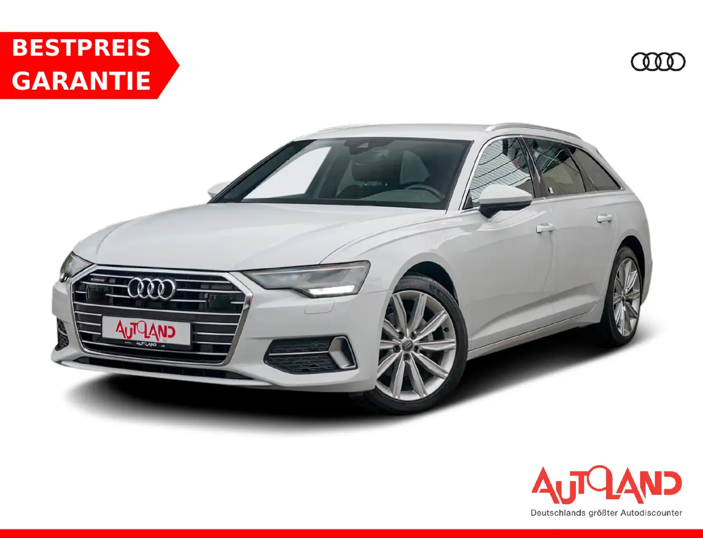 Audi A6 Avant 40 TDI quattro Klimaaut. LED Navi ACC Bianco - 1