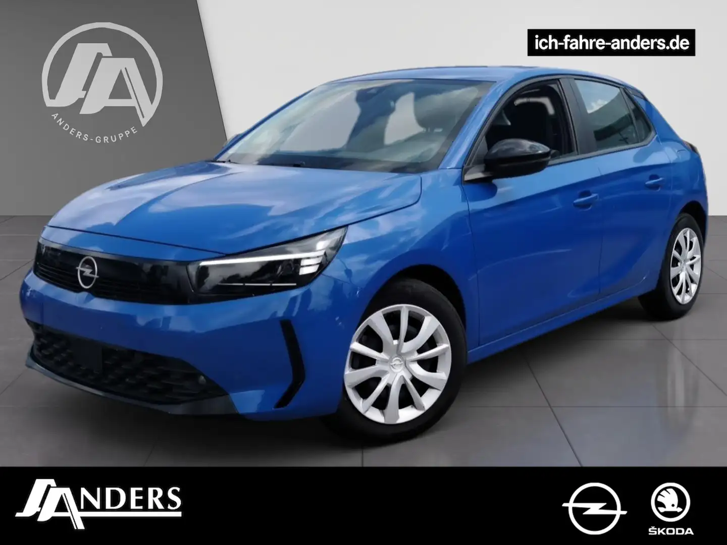 Opel Corsa 1.2 T LED+SHZ+Kamera+Apple/Android+VIRTUAL Blau - 1
