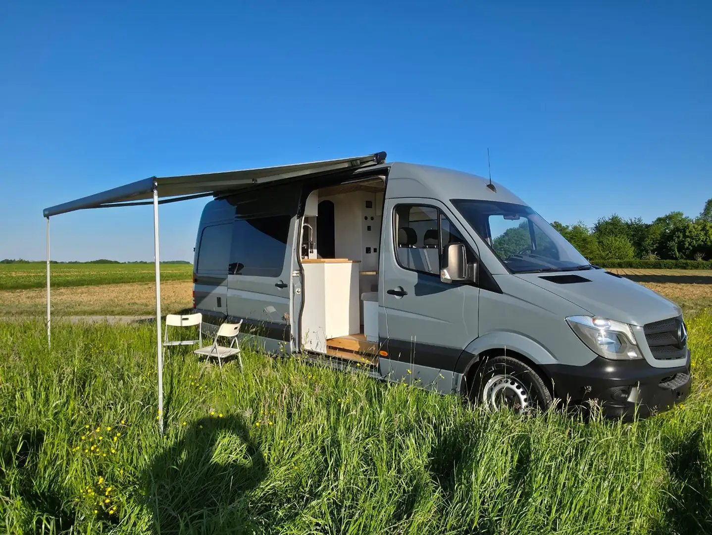 Mercedes-Benz Sprinter 313 2.1 BlueTEC BE A3H2 (EU6) Grijs - 1