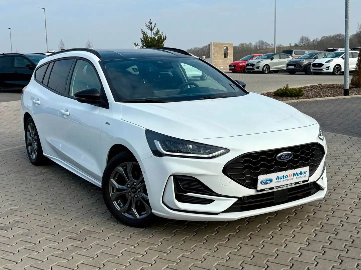 Ford Focus Turnier ST-Line 1.0 EcoBoost B&O 1.Hand ! Weiß - 2