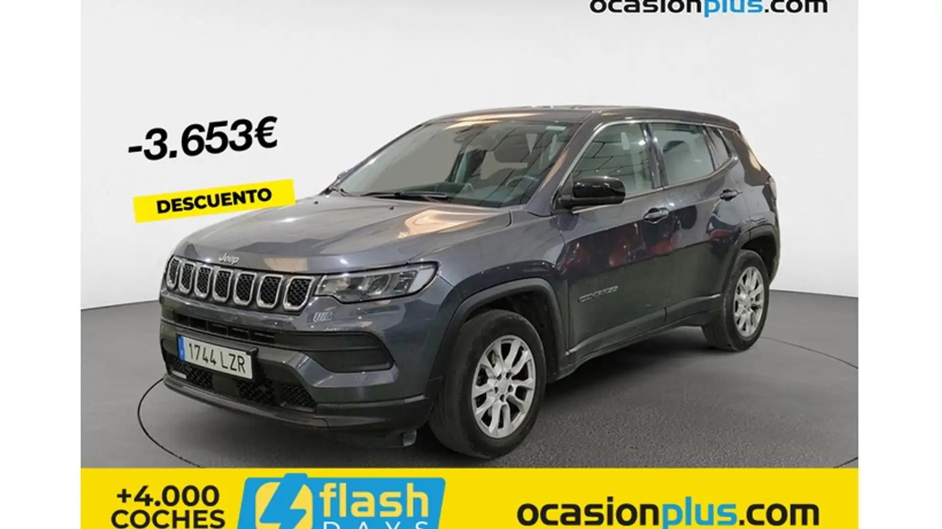 Jeep Compass 1.3 Gse T4 Longitude 4x2 130 Gris - 1