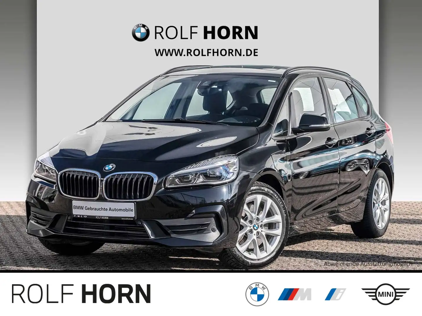 BMW 225 xe Active Tourer iPerformance Autom Navi Pano Schwarz - 1