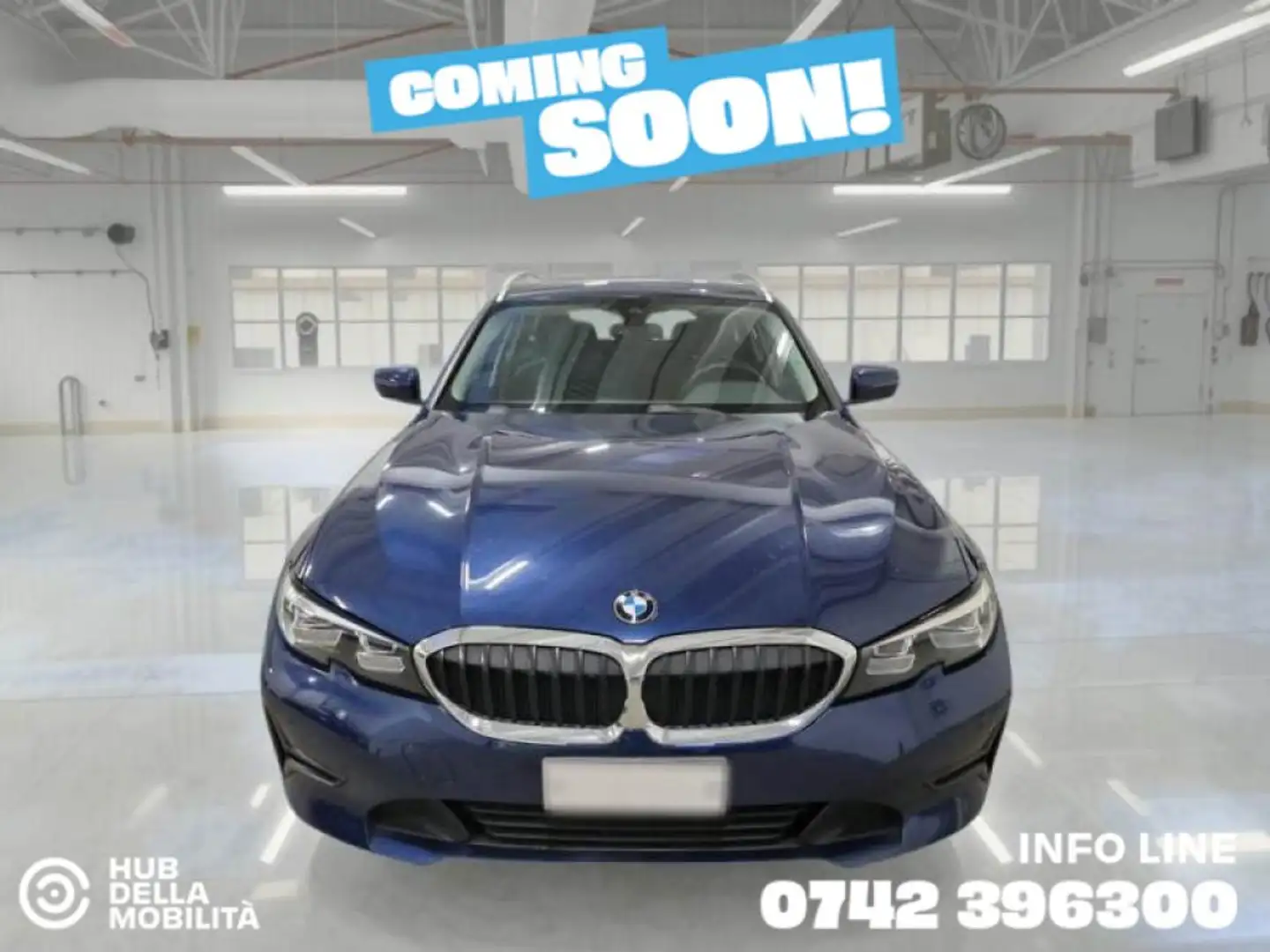 BMW 318 d Touring Business Advantage aut. Blu/Azzurro - 1