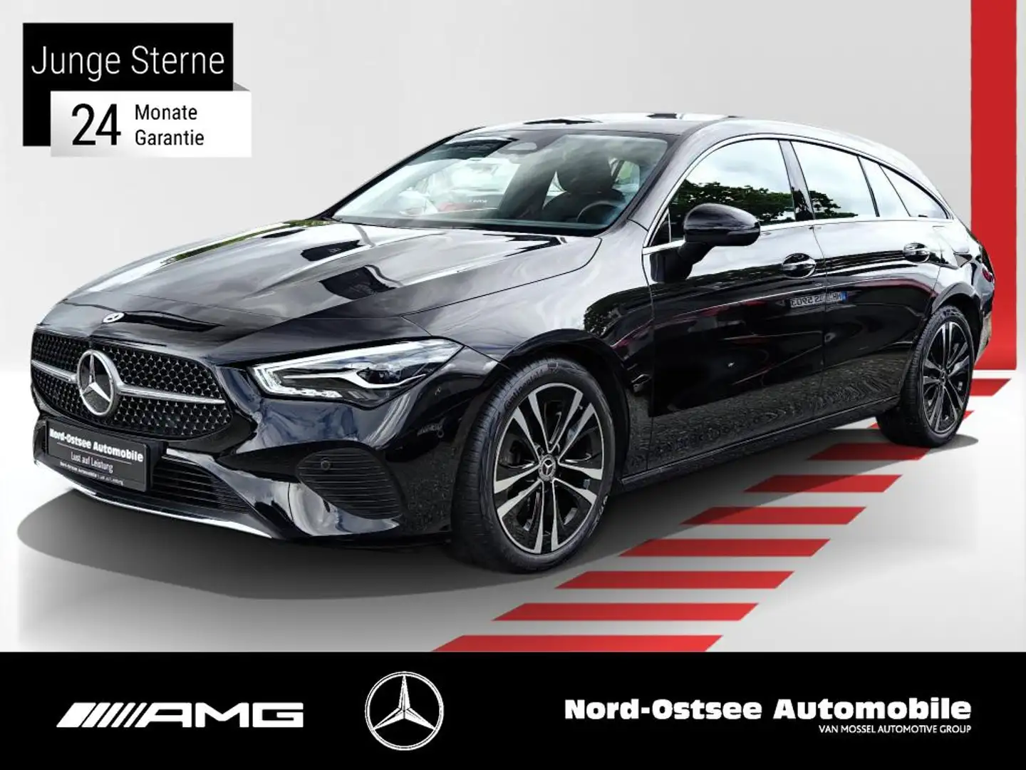 Mercedes-Benz CLA 180 SB PROGRESSIVE ADV. KAMERA SHZ LED SPUR Noir - 1