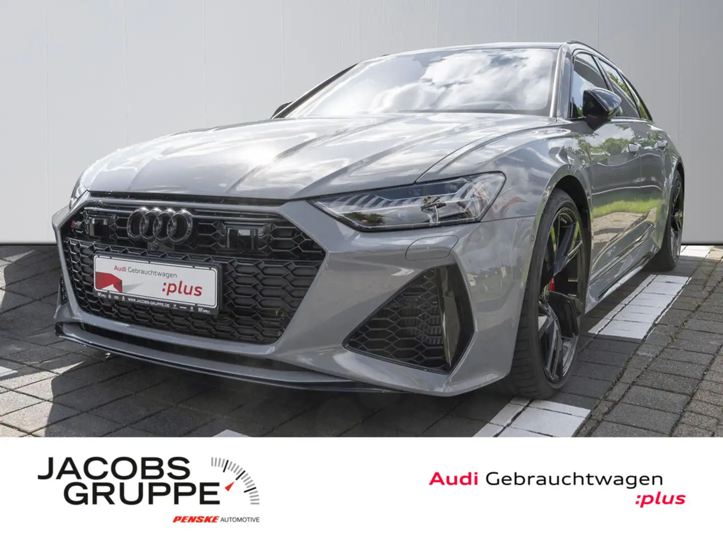 Audi RS6 Black+/B+O Advanced/RS-AGA/Pano/Laser/HuD/ACC/22Zoll Grau - 1