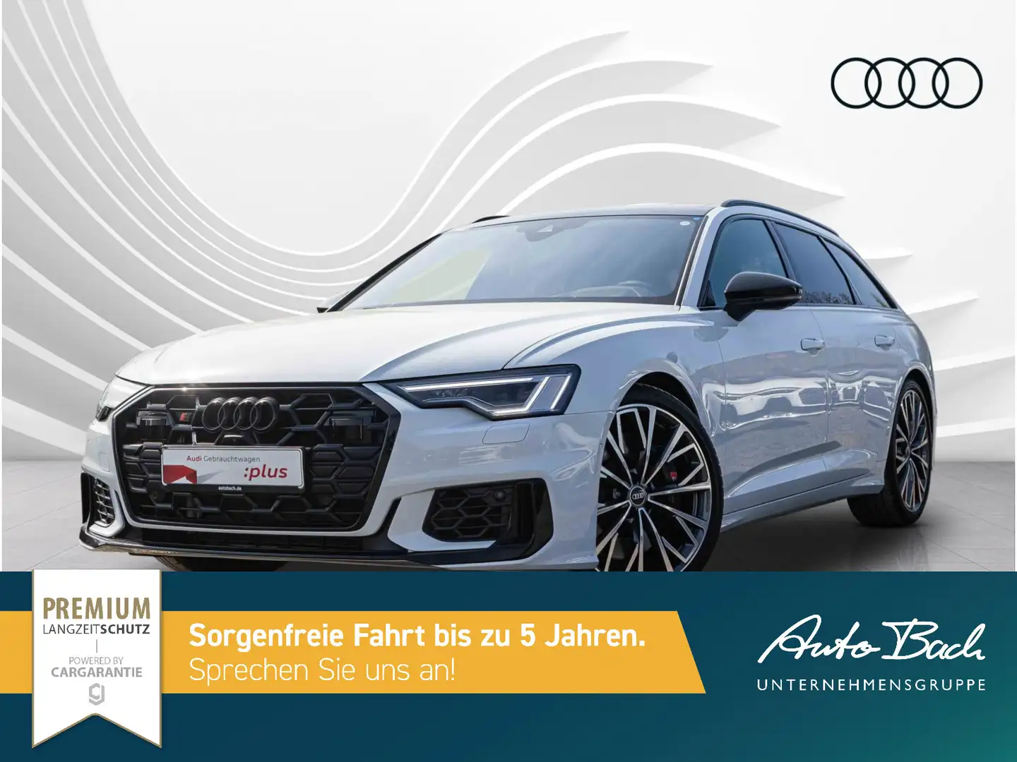 Audi S6 3.0TDI qu Pano ACC AHK Navi LED HuD vir Weiß - 2