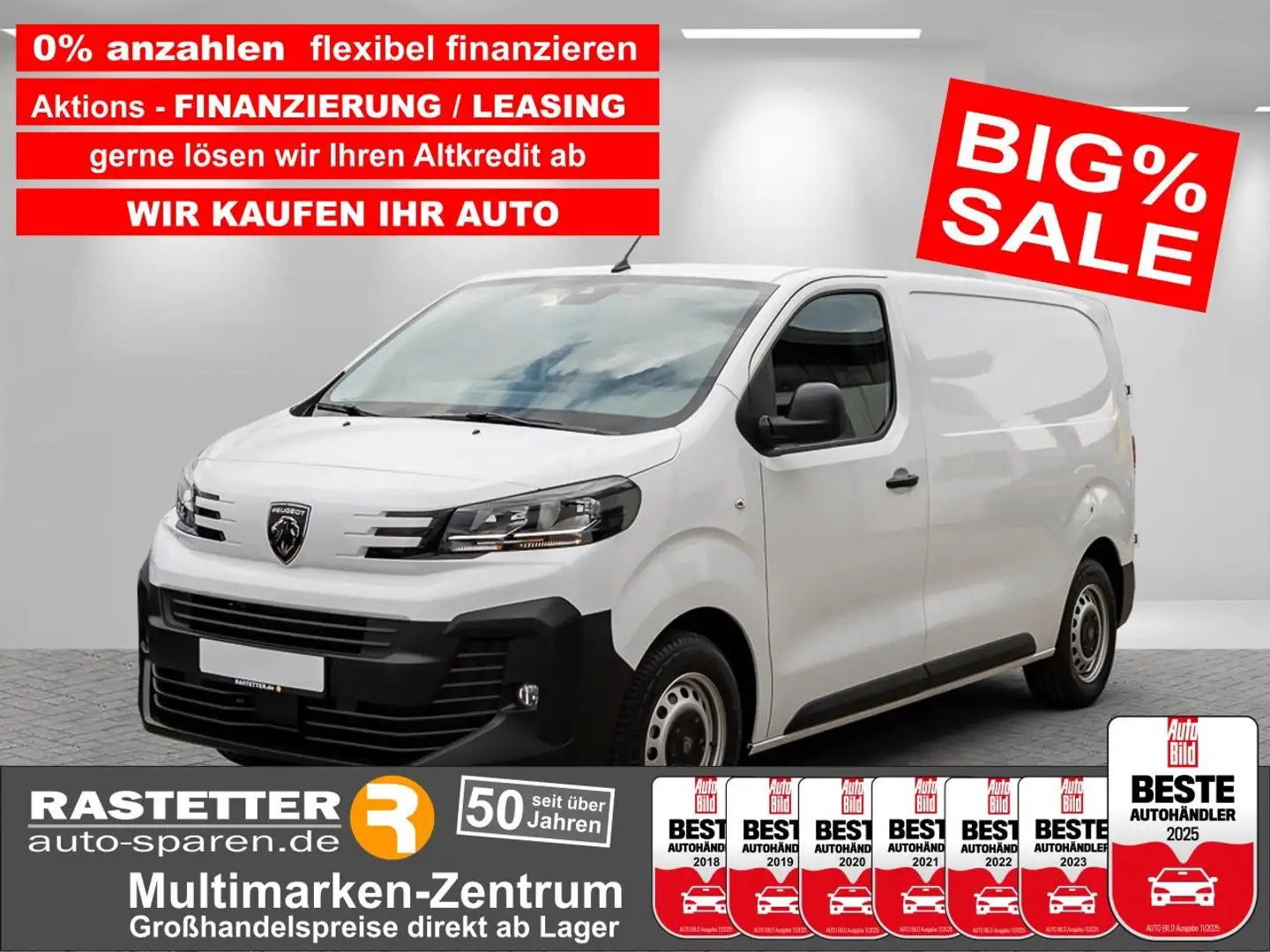 Peugeot Expert Kasten L2 CarPlayNavi+Kamera+City+virtCP+PDC+Klima Alb - 1