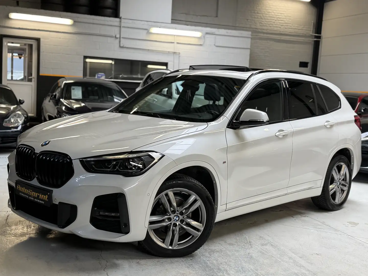 BMW X1 PACK M TOIT PANO BOITE AUTO FULL LED Blanc - 2