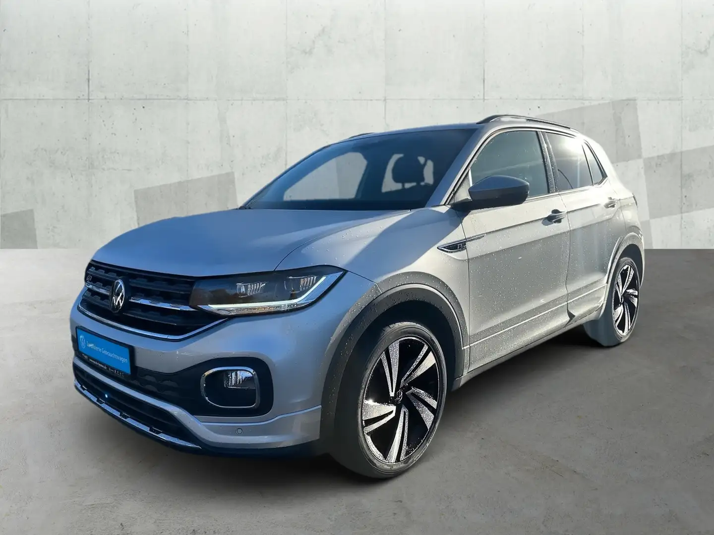 Volkswagen T-Cross 1.0 DSG R-LINE *ACC*LED *NAVI *APP *DAB* Argent - 2