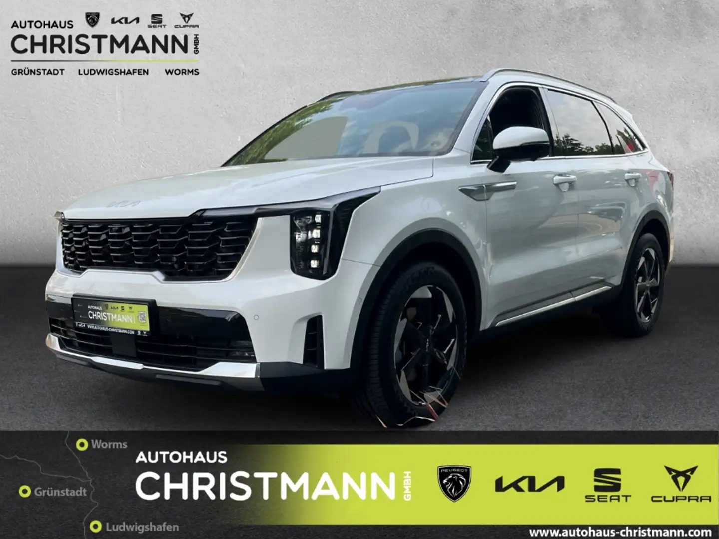 Kia Sorento PE PLATINUM 4WD PLUG-IN HYBRID 1.6 T-GDI *PANORAMA Белый - 1