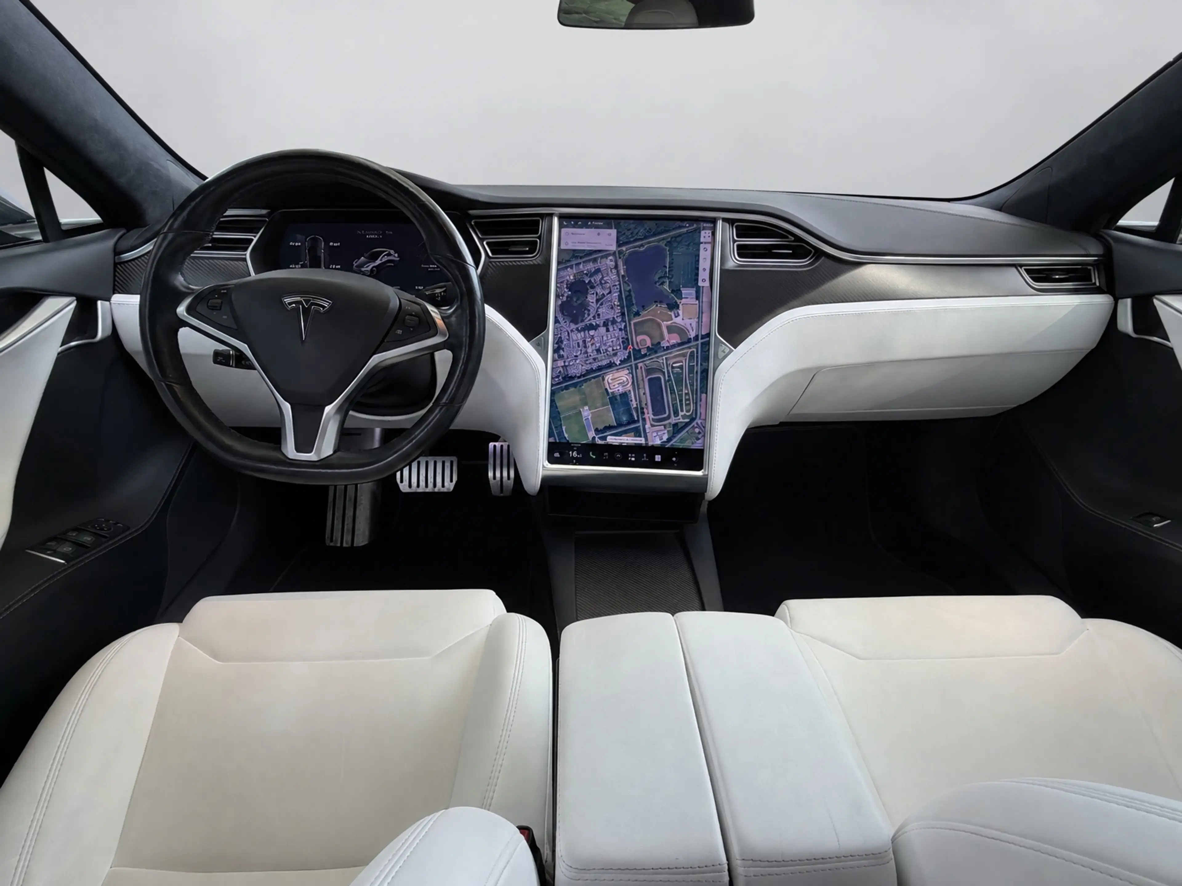 Tesla Model S 100D, autopilot, glazen panoramadak, leder,stoelve — photo 2